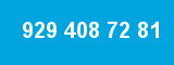 929 408 72 81 929 408 72 81